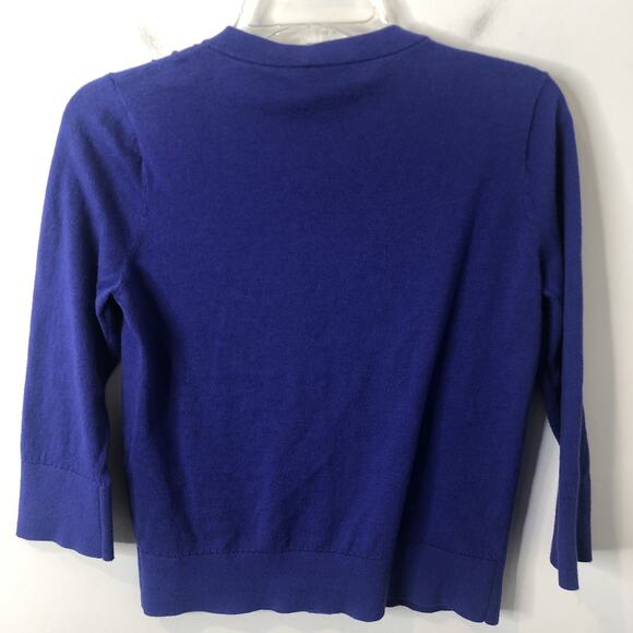 Kate Spade New York Purple Embellished Cashmere Blend Cardigan Sweater Size S/M - Picture 6 of 6